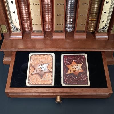 LOT 113B: The Franklin Mint Aces & Eights Poker Set