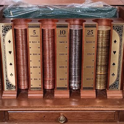 LOT 113B: The Franklin Mint Aces & Eights Poker Set