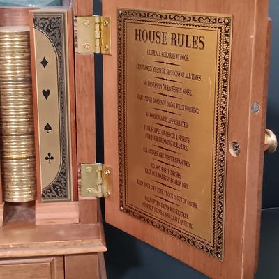 LOT 113B: The Franklin Mint Aces & Eights Poker Set