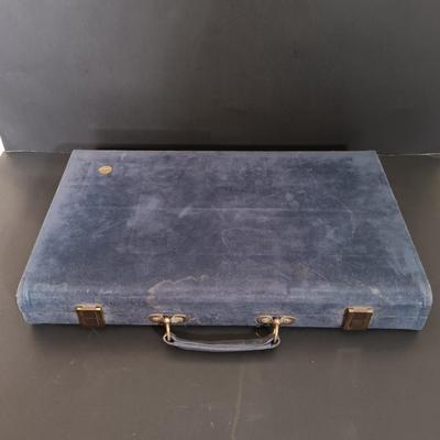 LOT 114B: Vintage Aries Travel Backgammon, Marlboro Poker Chip Set, Pleasantime Domino Set & More