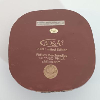 LOT 116B: Phillies Coffee Table Books with 2003 Limited Edition Veteran's Stadium Replica