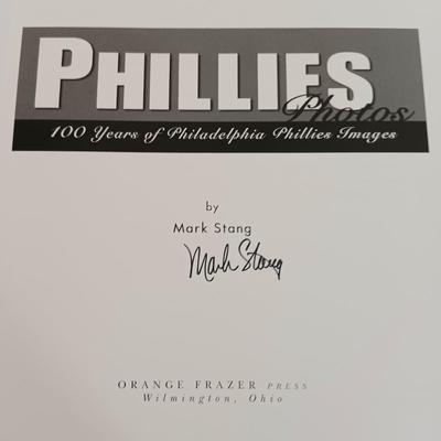 LOT 116B: Phillies Coffee Table Books with 2003 Limited Edition Veteran's Stadium Replica