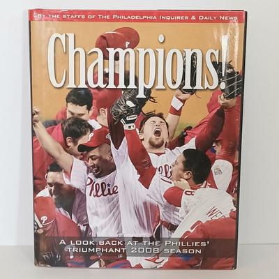 LOT 116B: Phillies Coffee Table Books with 2003 Limited Edition Veteran's Stadium Replica