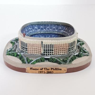 LOT 116B: Phillies Coffee Table Books with 2003 Limited Edition Veteran's Stadium Replica