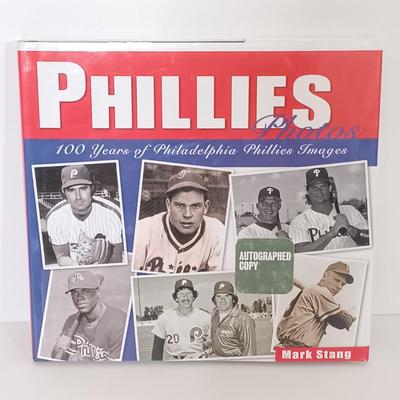 LOT 116B: Phillies Coffee Table Books with 2003 Limited Edition Veteran's Stadium Replica