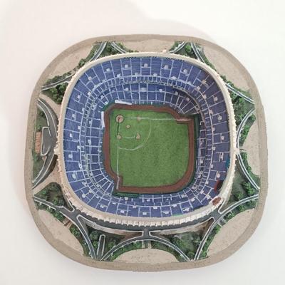 LOT 116B: Phillies Coffee Table Books with 2003 Limited Edition Veteran's Stadium Replica