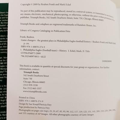 LOT 118B: Go Birds! - Philadelphia Eagles Book Collection
