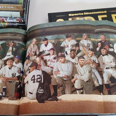 LOT 119B: Sports Illustrated The Baseball Book, The Football Book, Super Bowl Gold & More