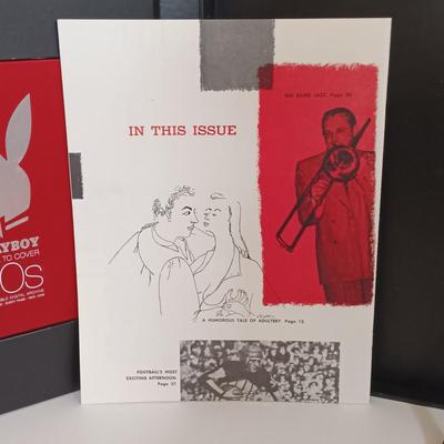LOT 141B: Playboy Cover to Cover The 50's w/ Playboy 40 Years & The Playmate Book