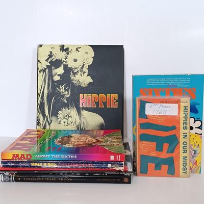 LOT 145B: Delbert L. Earisman 'Hippies in Our Midst' 1968, Sterling Publishing Hippie Coffee Table Book, Stallings' Rock...