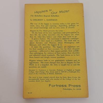 LOT 145B: Delbert L. Earisman 'Hippies in Our Midst' 1968, Sterling Publishing Hippie Coffee Table Book, Stallings' Rock...