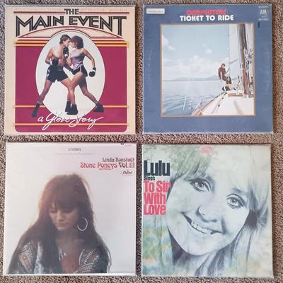LOT 146B: LP Collection- Linda Ronstadt Stone Poneys and Friends, Barbara Streisand, Jim Croce & More