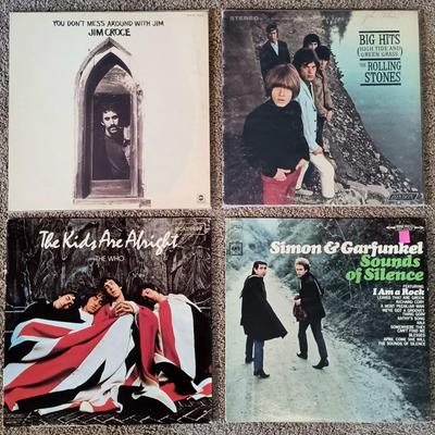 LOT 148B: LP Collection- The Who, Stevie Knicks, Stray Cats, Fleetwood Mac & More