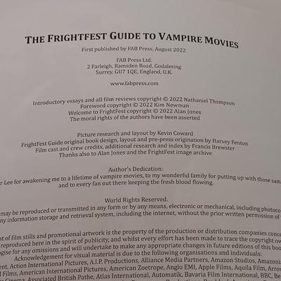 LOT 151B: FrightFest Horror Film Guides Volumes 1 - 6