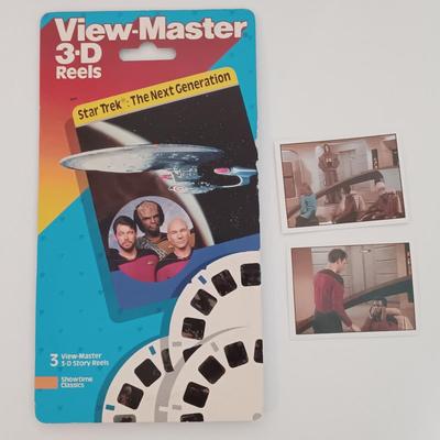 LOT 154B: Star Trek The Next Generation Rubber Stamps, View-Master Reels, Personal Communicator & More