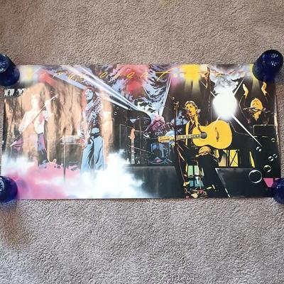 LOT 155B: Vintage Wings Over America Promo Poster, Paul McCartney III Box Set, Thomson's George Harrison: Behind the Locked Door...