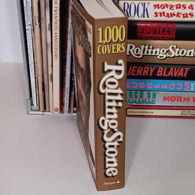 LOT 156B: Vintage Rolling Stone Magazines w/ Rolling Stone & Rock and Roll History Books