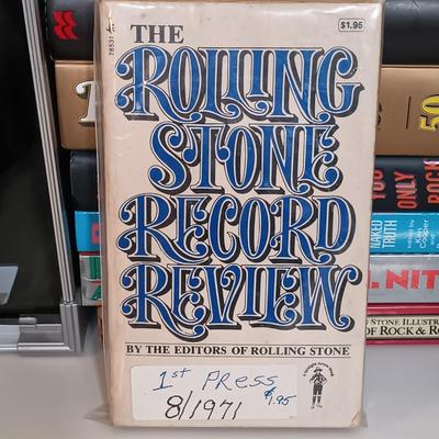 LOT 156B: Vintage Rolling Stone Magazines w/ Rolling Stone & Rock and Roll History Books