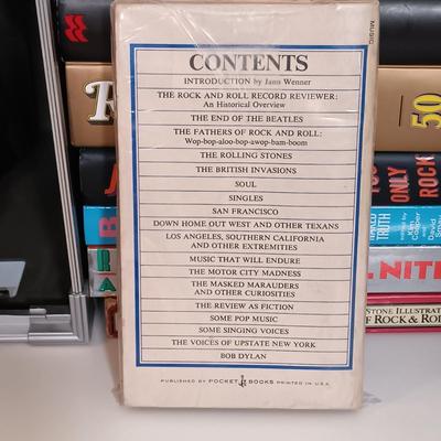 LOT 156B: Vintage Rolling Stone Magazines w/ Rolling Stone & Rock and Roll History Books