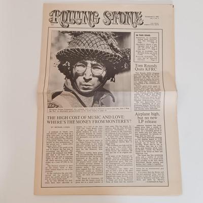 LOT 156B: Vintage Rolling Stone Magazines w/ Rolling Stone & Rock and Roll History Books