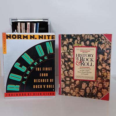 LOT 156B: Vintage Rolling Stone Magazines w/ Rolling Stone & Rock and Roll History Books