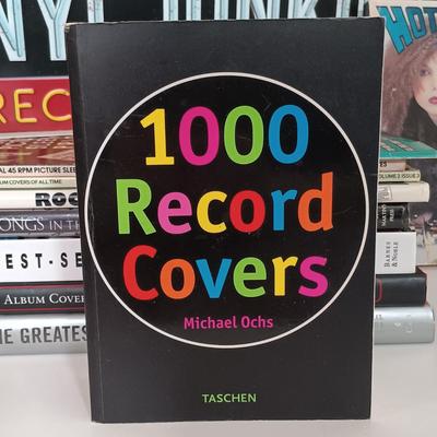 LOT 157B: Vinyl Junkie Sign w/ Books on Record Collecting