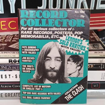 LOT 157B: Vinyl Junkie Sign w/ Books on Record Collecting