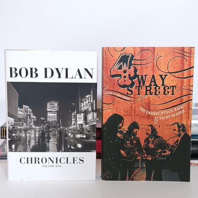 LOT 158B: Vintage David Bowie: The Illustrated Record 1981, Rolling Stones: The Illustrated Record 1976, Writings and Drawings by Bob...