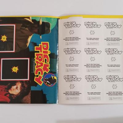 LOT 160B: Dick Tracy Sticker-Poster Set and Playmates Figures w/ 1981 Yoda Puppet, Pebbles Cereal Flintstones Toy & More