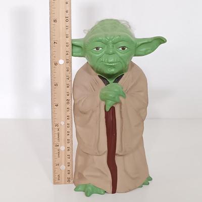 LOT 160B: Dick Tracy Sticker-Poster Set and Playmates Figures w/ 1981 Yoda Puppet, Pebbles Cereal Flintstones Toy & More