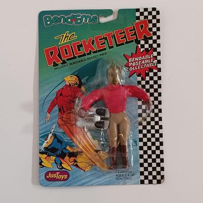 LOT 160B: Dick Tracy Sticker-Poster Set and Playmates Figures w/ 1981 Yoda Puppet, Pebbles Cereal Flintstones Toy & More