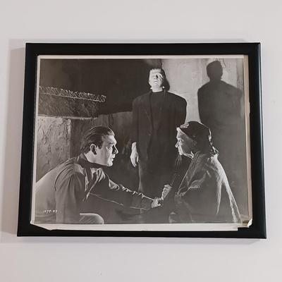 LOT 165B: Numbered Photos from Creature from the Black Lagoon and Frankenstein Meets the Wolf Man w/ Wolfman Keychain & American...