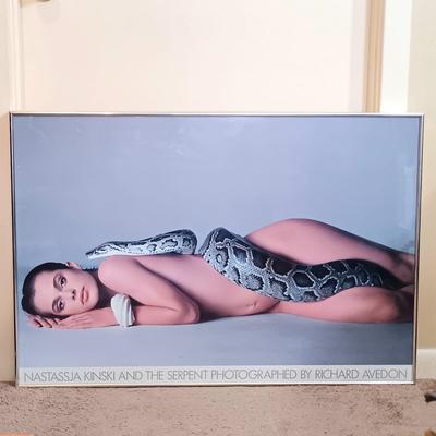 LOT 167B: Vintage Natassja Kinski and the Serpent Framed Poster