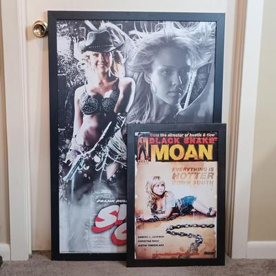 LOT 168B: Sin City Nancy Collage Poster & Black Snake Moan Poster