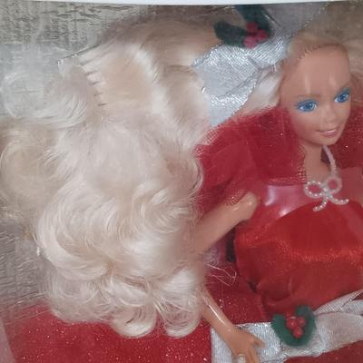 LOT 170B: Vintage Holiday Barbies w/ Little Debbie Barbie