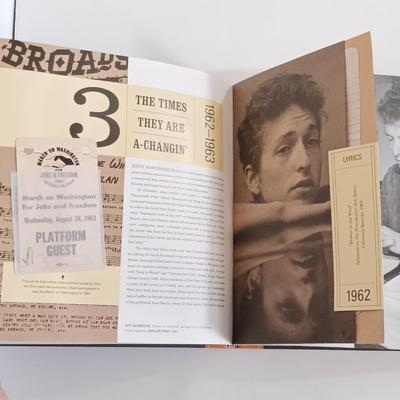 LOT 172B: Vintage Bob Dylan Poster w/ The Bob Dylan Scrapbook & More