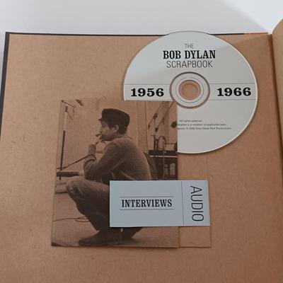 LOT 172B: Vintage Bob Dylan Poster w/ The Bob Dylan Scrapbook & More