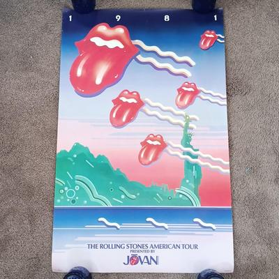 LOT 173B: Set of (4) Vintage Rock Posters: The Rolling Stones, The J. Geils Band & Led-Zeppelin