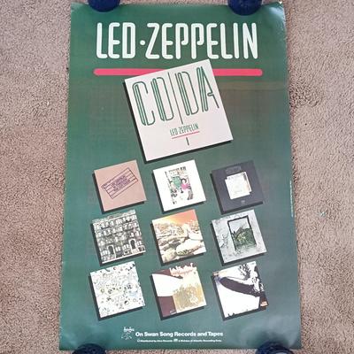 LOT 173B: Set of (4) Vintage Rock Posters: The Rolling Stones, The J. Geils Band & Led-Zeppelin