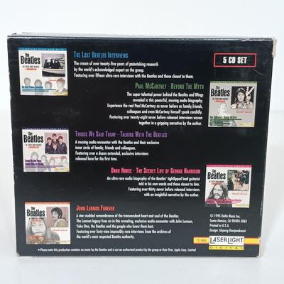 LOT 176B: The Beatles Anthology DVD Set, A Long and Winding Road DVD Set, The Beatles Inside Interviews CD Set & In Their Own Words...
