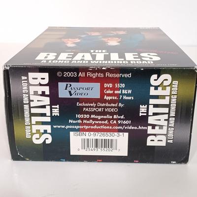 LOT 176B: The Beatles Anthology DVD Set, A Long and Winding Road DVD Set, The Beatles Inside Interviews CD Set & In Their Own Words...