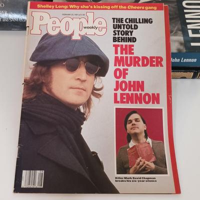 LOT 177B: John Lennon 1998 CD Box Set, Burrows' John Lennon: A Story in Photographs, Henke's Lennon Legend & More