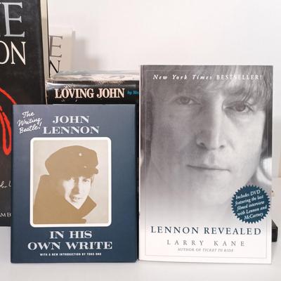 LOT 177B: John Lennon 1998 CD Box Set, Burrows' John Lennon: A Story in Photographs, Henke's Lennon Legend & More