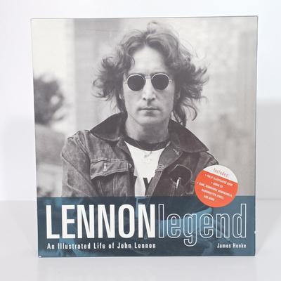 LOT 177B: John Lennon 1998 CD Box Set, Burrows' John Lennon: A Story in Photographs, Henke's Lennon Legend & More