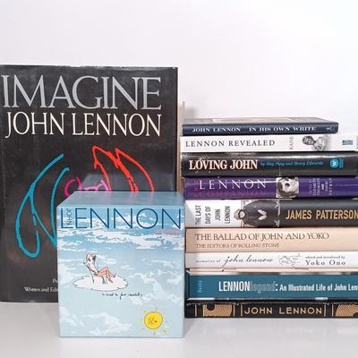 LOT 177B: John Lennon 1998 CD Box Set, Burrows' John Lennon: A Story in Photographs, Henke's Lennon Legend & More