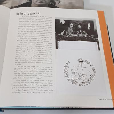 LOT 177B: John Lennon 1998 CD Box Set, Burrows' John Lennon: A Story in Photographs, Henke's Lennon Legend & More