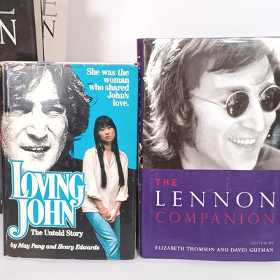 LOT 177B: John Lennon 1998 CD Box Set, Burrows' John Lennon: A Story in Photographs, Henke's Lennon Legend & More