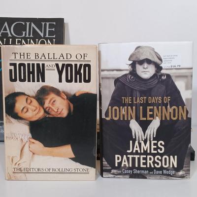 LOT 177B: John Lennon 1998 CD Box Set, Burrows' John Lennon: A Story in Photographs, Henke's Lennon Legend & More