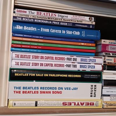 LOT 178B: Large Collection of Vintage and Contemporary Books on The Beatles