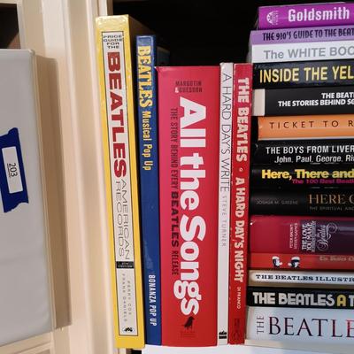 LOT 179B: Large Collection of Books on The Beatles
